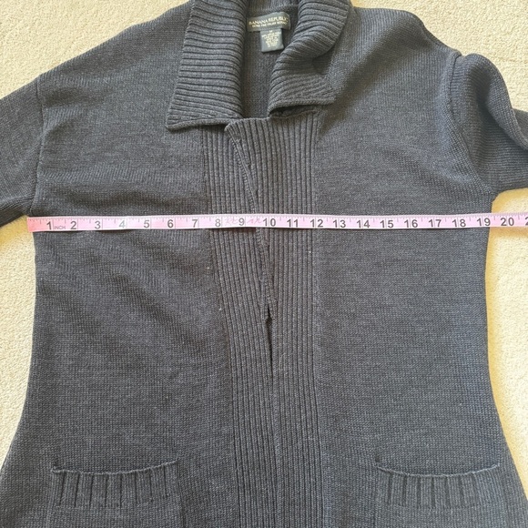 Banana Republic Dark Gray Cardigan Sweater - Picture 7 of 9
